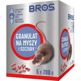 GRANULAT NA MYSZY I SZCZURY 1KG - 5 SASZETEK 200G