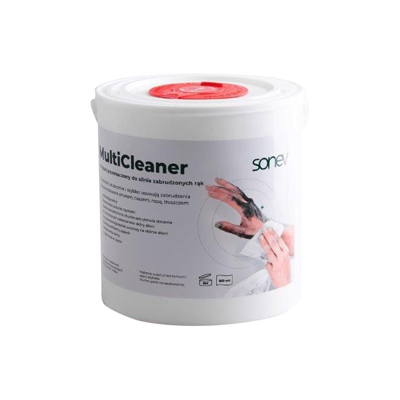 ŚCIERECZKI SONEX MULTI CLEANER, WIADERKO 150 LISTKÓW