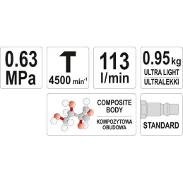 MŁOTEK PNEUMATYCZNY KOMPOZYTOWY