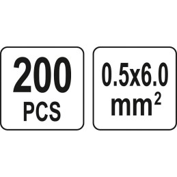 ZESTAW RUREK TERMOKURCZLIWYCH ZACISKOWYCH 0.5-6MM2., 200SZT