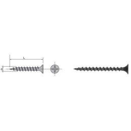 WKRĘT GIPS DREWNO FOSFATYZOWANY 4.8110MM