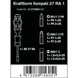 ZESTAW KRAFTFORM KOMPAKT 27 RA 1 SB, 6 CZĘŚĆ