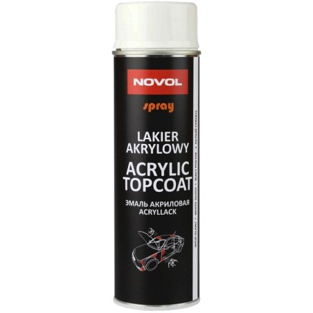 SPRAY ACRYL TOPCOAT BIAŁY POŁYSK 500 ML