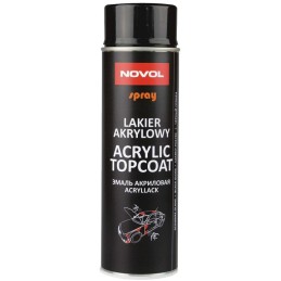 SPRAY ACRYL TOPCOAT CZARNY POŁYSK 500 ML