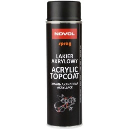 SPRAY ACRYL TOPCOAT CZARNY MAT 500 ML