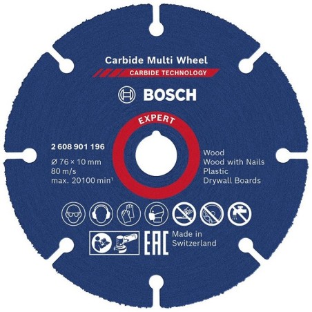 TARCZA UNIWERSALNA EXPERT CARBIDE MULTI WHEEL CMW 7910MM