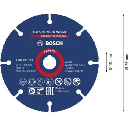 TARCZA UNIWERSALNA EXPERT CARBIDE MULTI WHEEL CMW 7910MM