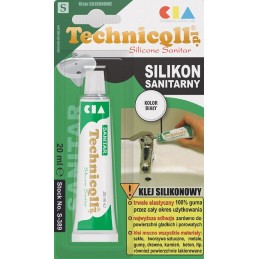 SILIKON SANITARNY BIAŁY 20ML