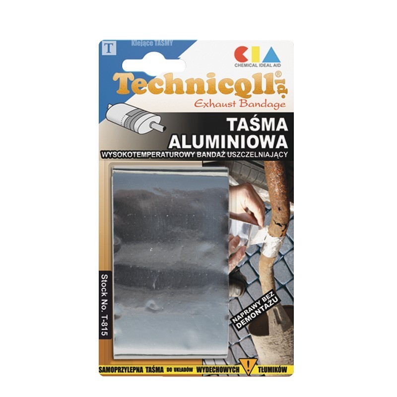 TAŚMA ALUMINIOWA-BANDAŻ DO TŁUMIKÓW 1.2M50MM