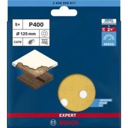 PAPIER ŚCIERNY EXPERT EXC470 D125 G400 8OTW 5PC.