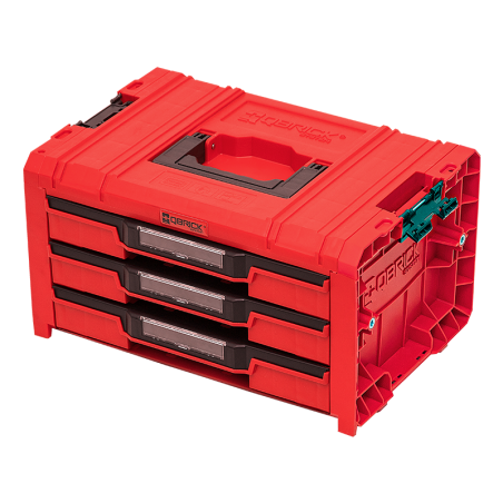 SKRZYNKA NARZĘDZIOWA QBRICK PRO DRAWER 3 TOOLBOX 2.0EXP.RED