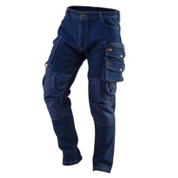 SPODNIE ROBOCZE DENIM, ROZMIAR L