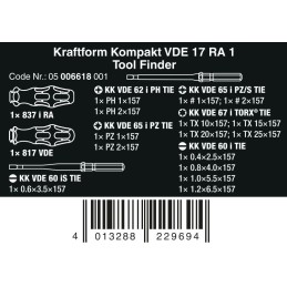 ZESTAW KRAFTFORM KOMPAKT VDE FUNKCJA GRZECHOTKI 17CZ.