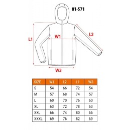 KURTKA Z MEMBRANĄ 8000 PREMIUM, OCIEPLANA, ROZMIAR XL