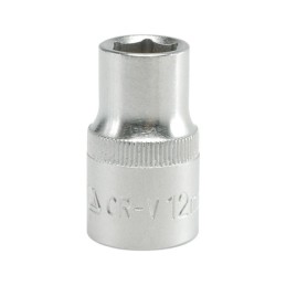 NASADKA KRÓTKA 6-KĄTNA CHROMOWANA 1/2'' 12MM