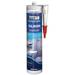 SILIKON SANITARNY EURO-LINE 280ML BIAŁY