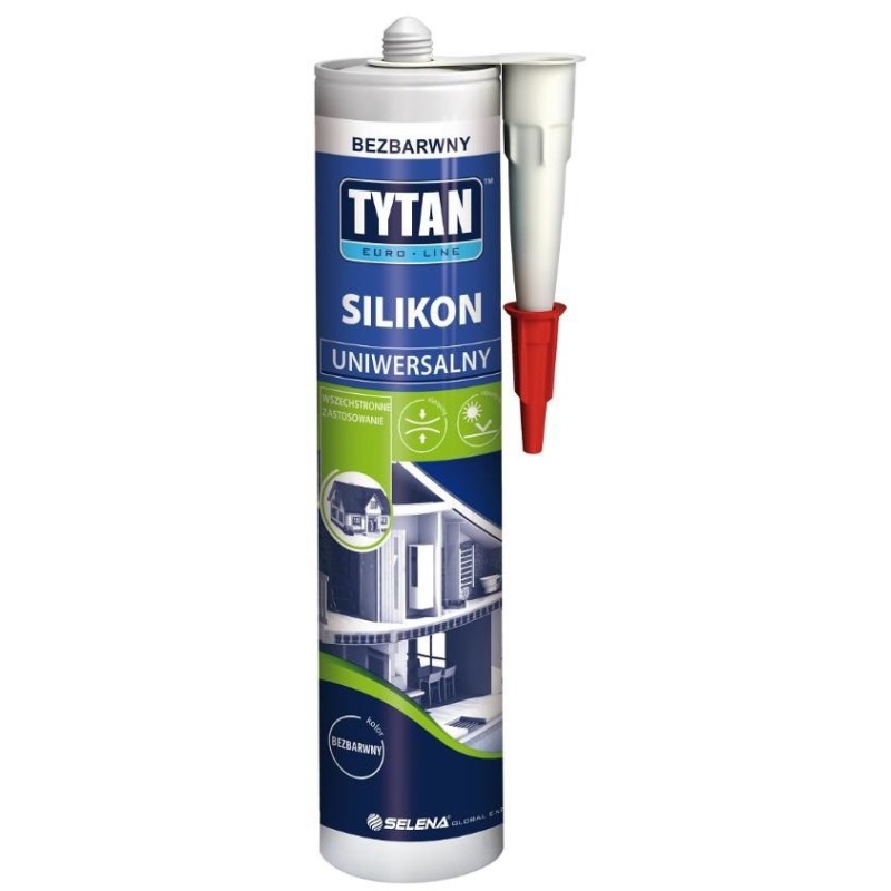 SILIKON TYTAN EURO-LINE 280ML BIAŁY