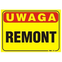 TABLICA 3525CM UWAGA! REMONT