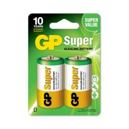 BATERIA SUPER ALKALINE LR20 D 1.5V 2 SZTUKI