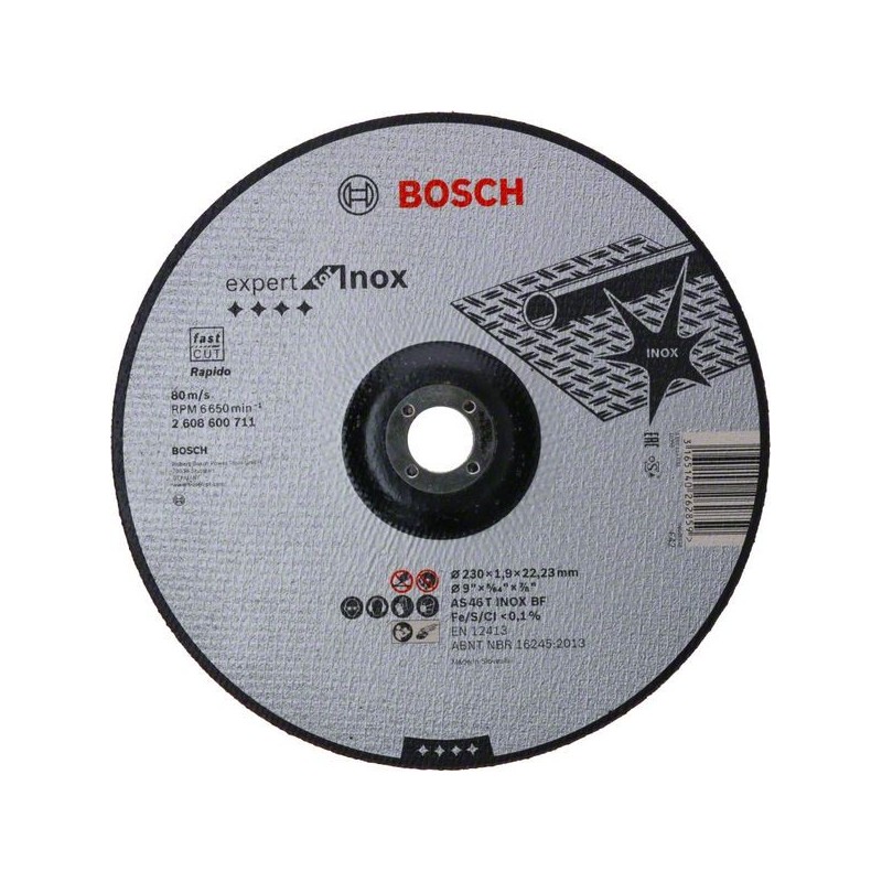 TARCZA WYPUKŁA T27 230221.9 BOSCH RAPIDO