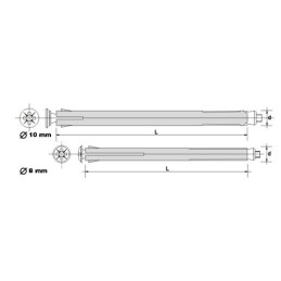 ŁĄCZNIK DO MOCOWANIA OŚCIEŻNIC 8.0152MM