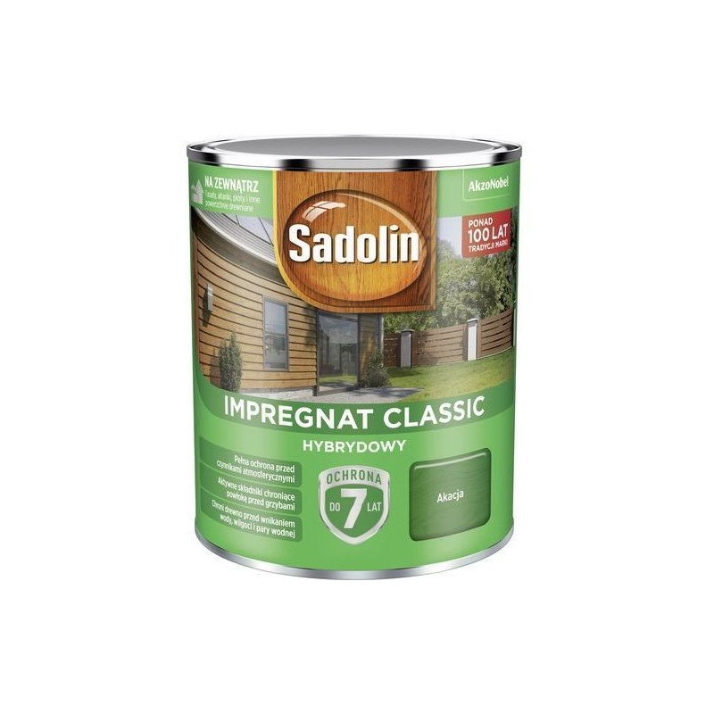 SADOLIN IMPREGNAT CLASSIC HYBRYDOWY 7 LAT BEZBARWNY 2.5L