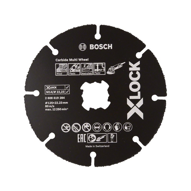 TARCZA TNĄCA X-LOCK CARBIDE MULTI WHEEL 125122.23 10 SZT.