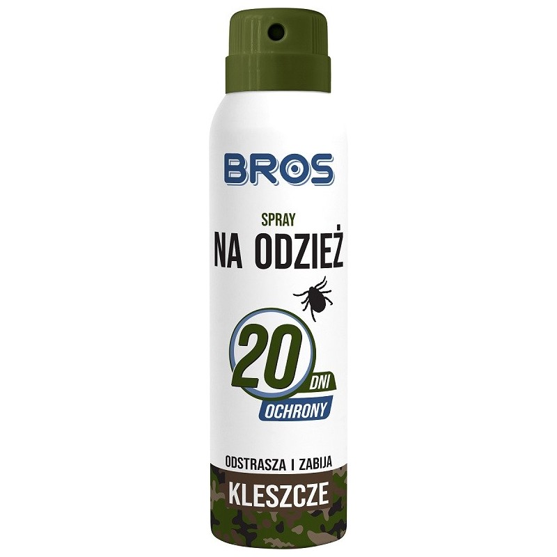 ODSTRASZA I ZABIJA KLESZCZE 120/90ML - SPRAY NA ODZIEŻ