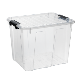 POJEMNIK DO PRZECHOWYWANIA Z POKRYWĄ HOME BOX 40L