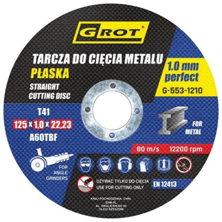 TARCZA PŁASKA T1A 1251.022 KOMPLET 10 SZTUK