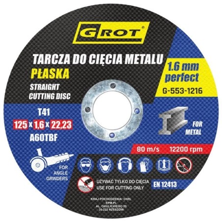 TARCZA PŁASKA T1A 1251.622 KOMPLET 10 SZTUK