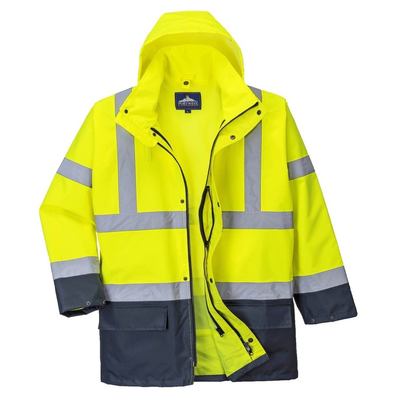 KURTKA OSTRZEGAWCZA OCIEPLANA S766YNR HI-VIS 5W1 L