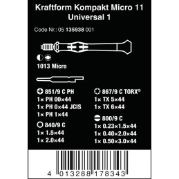 ZESTAW KRAFTFORM KOMPAKT MICRO 11 UNIVERSAL 1