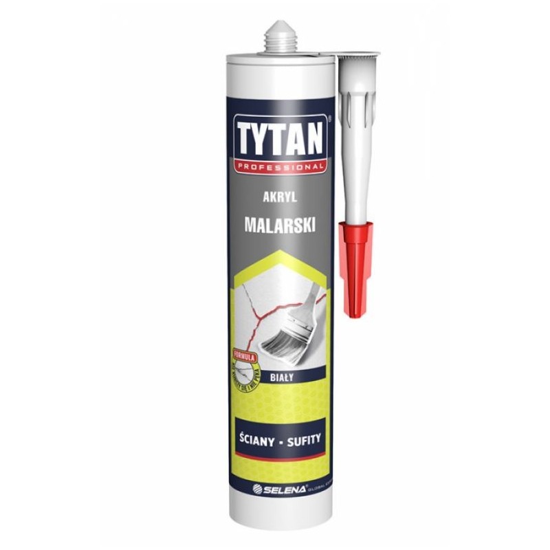 AKRYL TYTAN MALARSKI 280ML BIAŁY