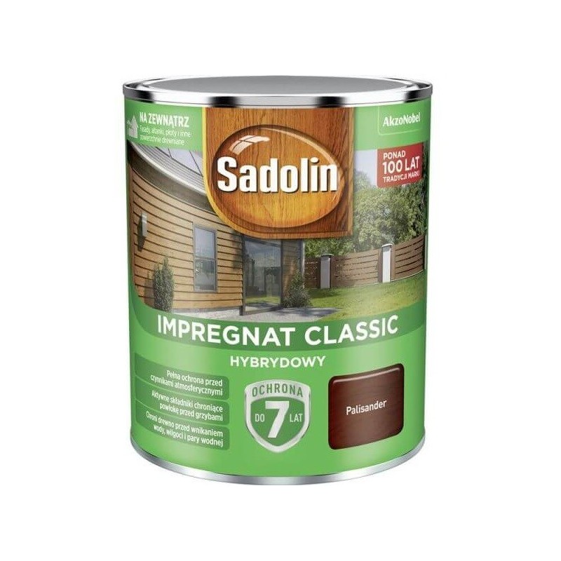 SADOLIN IMPREGNAT CLASSIC HYBRYDOWY 7 LAT PALISANDER 0.75L