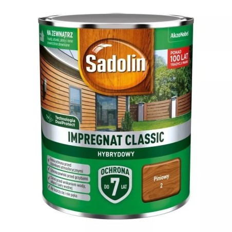 SADOLIN IMPREGNAT CLASSIC HYBRYDOWY 7 LAT PINIOWY 2.5