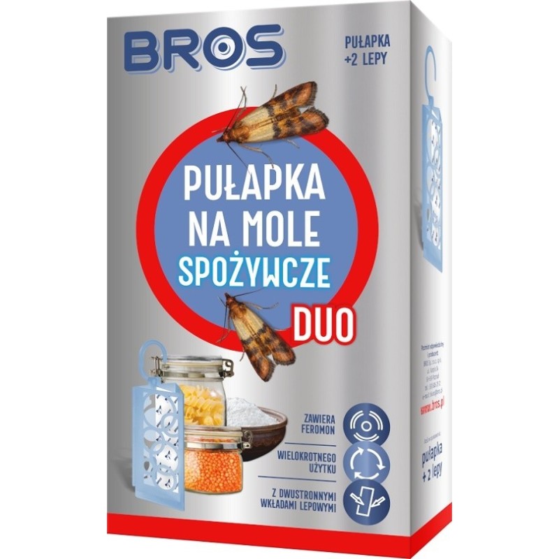 PUŁAPKA NA MOLE SPOŻYWCZE DUO + 2 WKŁADY