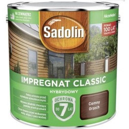 SADOLIN IMPREGNAT CLASSIC HYBRYDOWY 7 LAT ORZECH CIEMNY 2.5L