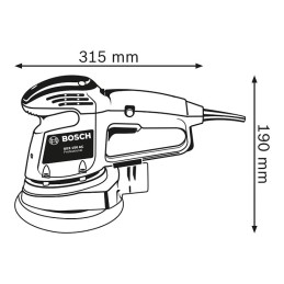 SZLIFIERKA MIMOŚRODOWA GEX AC 34-150 340W 150MM